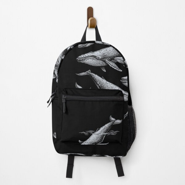 Item preview, Vintage Engraved Whales - Retro Nautical Ocean Marine Biology Art designed and sold by AdyKurniawan.