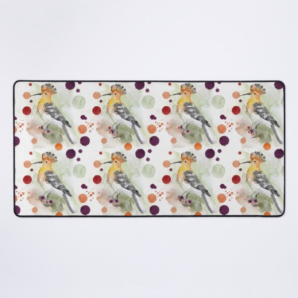 Item preview, Minimalist Hoopoe Bird Watercolor Pattern designed and sold by wissal.studio.