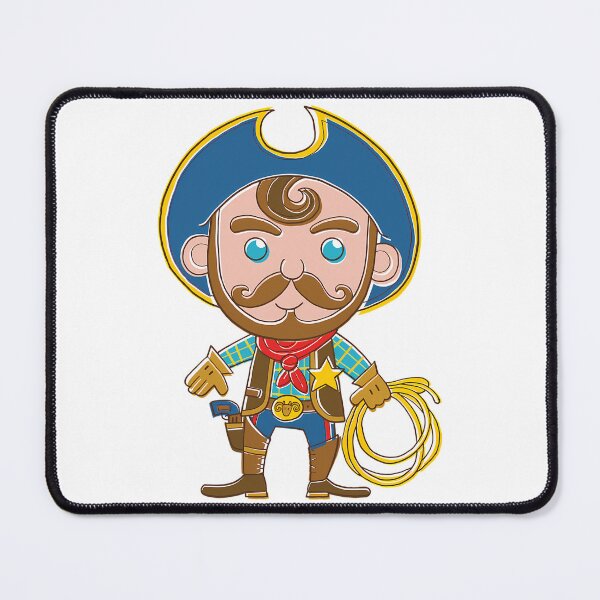 Item preview, Cartoon Cowboy Ready To Draw designed and sold by samadchabot.