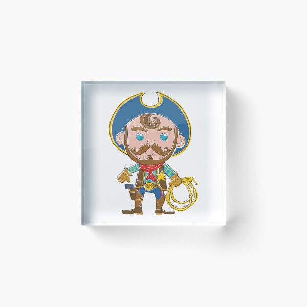 Item preview, Cartoon Cowboy Ready To Draw designed and sold by samadchabot.