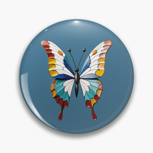 Item preview, Elegant Stained Glass Butterfly Illustration designed and sold by AlxVel.