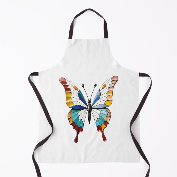 Item preview, Elegant Stained Glass Butterfly Illustration designed and sold by AlxVel.
