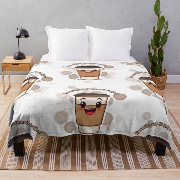 Item preview, Emotional Support Coffee Funny Coffee Lover Design designed and sold by iamKRUK.