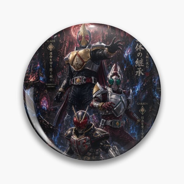 Item preview, Kamen Rider Blade Blade Garren Chalice Trio | Undead Card Rider Dark Fantasy Poster designed and sold by Dyan4.