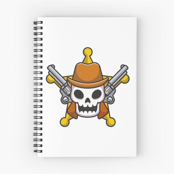 Item preview, Cowboy Skull Sheriff With Revolvers Mascot designed and sold by samadchabot.