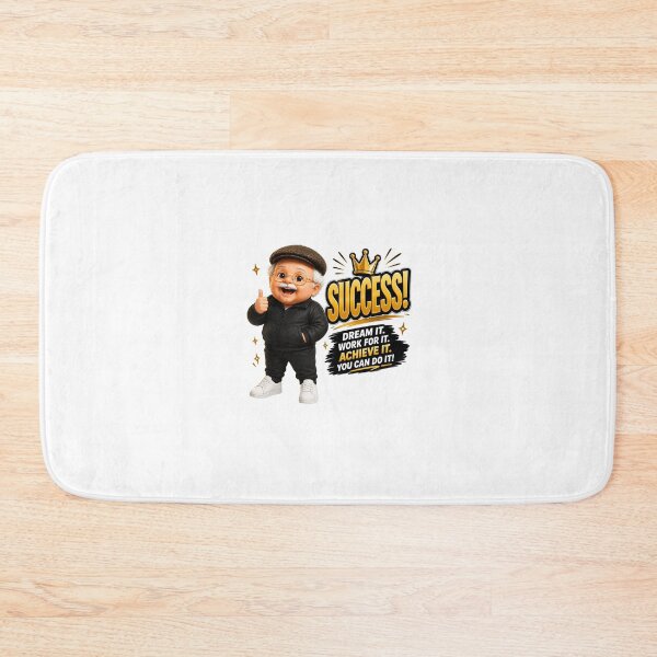 Item preview, Success Mindset Motivation Sticker | Cute Successful Grandpa designed and sold by smartprintuk.