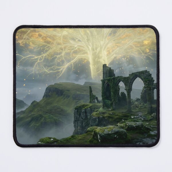 Item preview, The Erdtree and Ruined Church Landscape designed and sold by somethingcreative.