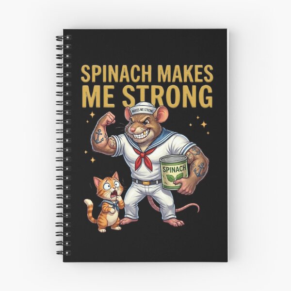 Item preview, Funny Gym Mouse Spinach Power Sailor Cartoon Sticker designed and sold by M.Store.