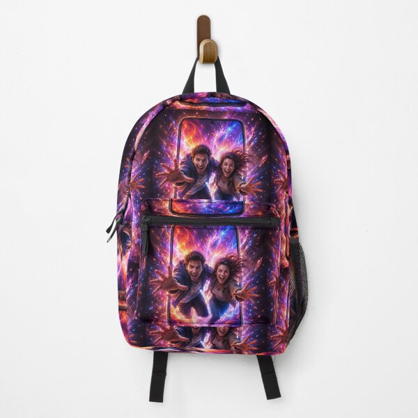 Item preview, Epic Smartphone Portal Adventure T-Shirt Design | Digital Universe Fantasy Art designed and sold by Hookesmode.