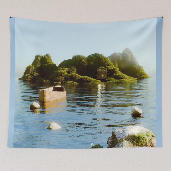 Item preview, Island of Hope designed and sold by MaxDreamsArt.