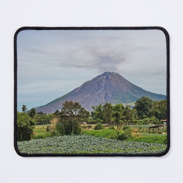 Item preview, Active volcano overlooking the cultivated fields designed and sold by franck380.