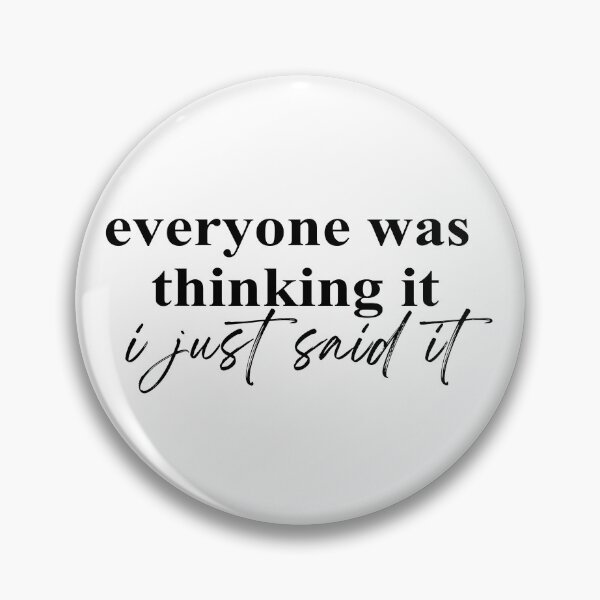 Item preview, Everyone Was Thinking designed and sold by eve-08.