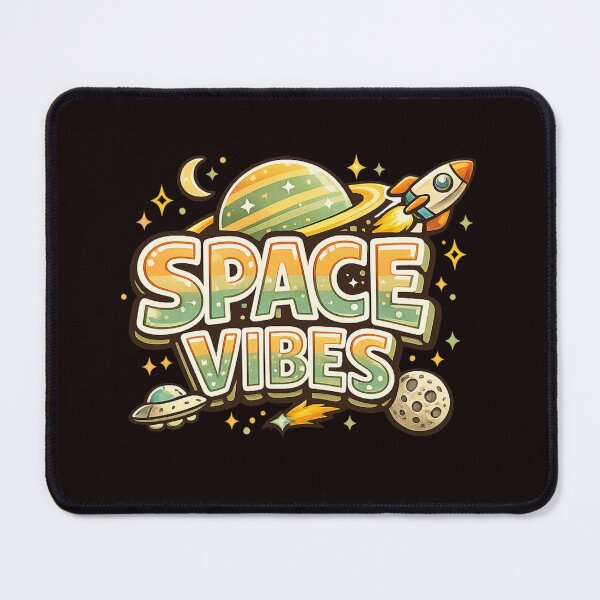 Item preview, Space Vibes Retro Cosmic Typography | Minimal Y2K Galaxy Design designed and sold by Tadeusz1.