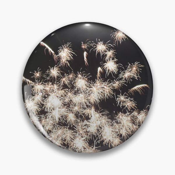 Item preview, Sparkling Fireworks on Night Sky Photograph designed and sold by Deep Descent.
