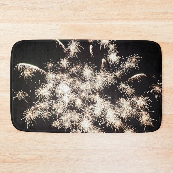 Item preview, Sparkling Fireworks on Night Sky Photograph designed and sold by Deep Descent.