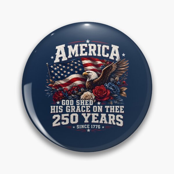Item preview, America God Shed His Grace On Thee 250 Years Since 1776 Patriotic Floral Flag Shirt, USA Anniversary Vintage Independence Day Tee designed and sold by PixelForge11.