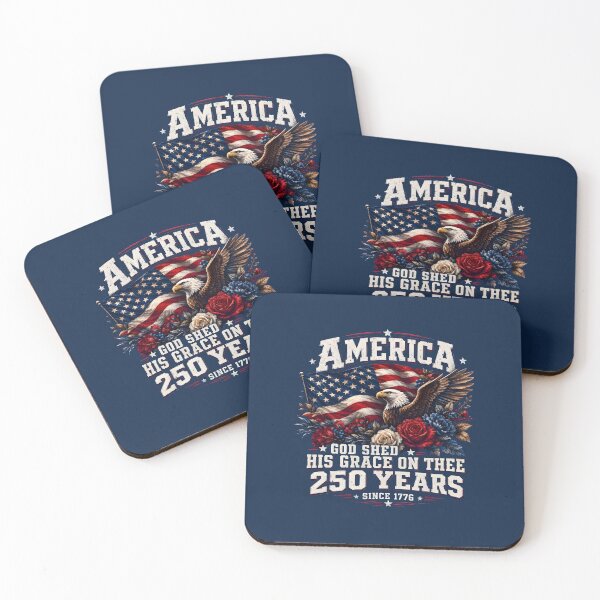 Item preview, America God Shed His Grace On Thee 250 Years Since 1776 Patriotic Floral Flag Shirt, USA Anniversary Vintage Independence Day Tee designed and sold by PixelForge11.