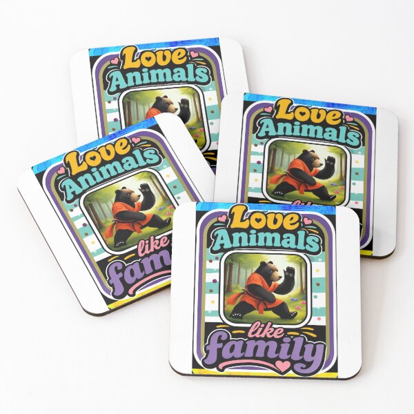Item preview, Love animals like family designed and sold by oxymoronwhey2go.