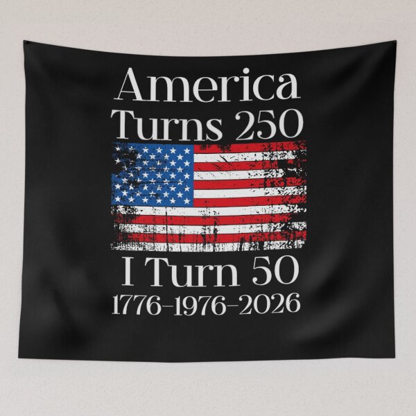 Item preview, America Turns 250 I Turn 50 designed and sold by TheEndDesign.