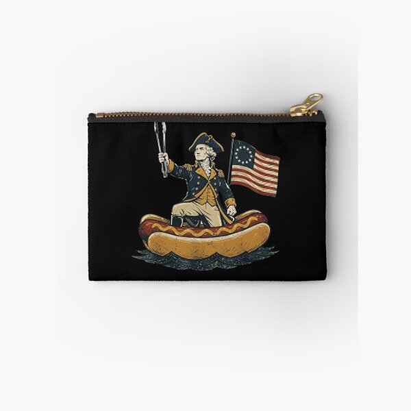 Item preview, George Washington Hot Dog Boat Funny Patriotic BBQ 4th of July designed and sold by haitrieuic96.