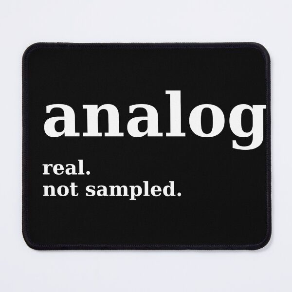 Item preview, analog – real. not sampled. | minimalist retro typography aesthetic | White designed and sold by P’s stuff.