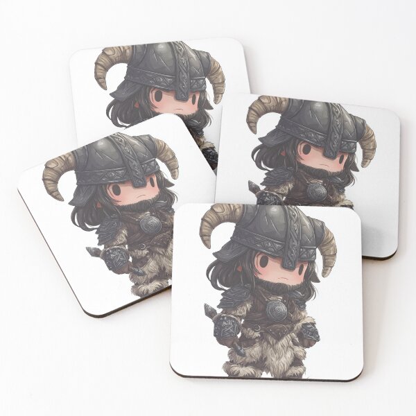 Item preview, Chibi Dragonborn Adventurer | Cute Nordic Fantasy Hero designed and sold by MyChibiArts.