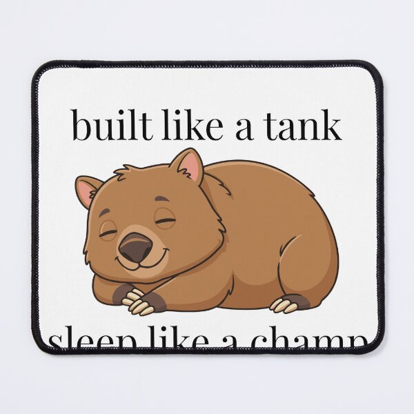 Item preview, Cute Wombat Artwork | Australian Native Animal | Kawaii Wombat Illustration | Aussie Wildlife Gift designed and sold by Starlett Designs.