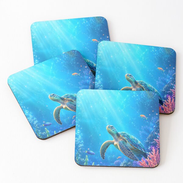 Item preview, Sea Turtle Coral Reef designed and sold by SRY DESIGN.