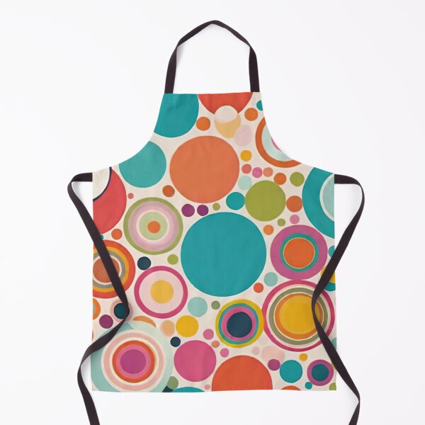 Item preview, Retro Abstract Circles Geometric Pattern designed and sold by AlxVel.