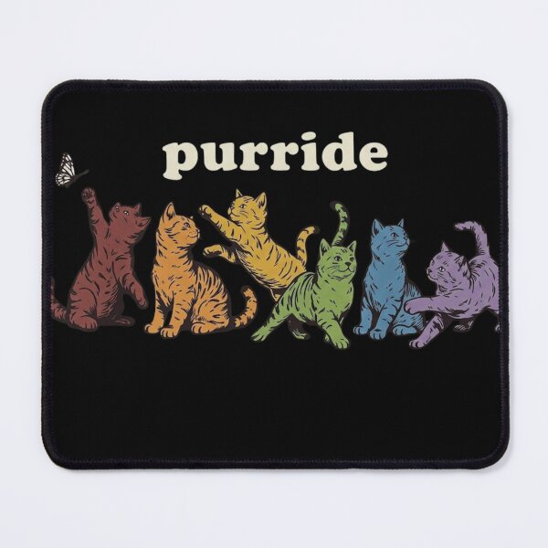 Item preview, Purride Rainbow Cats - Funny LGBTQ Pride Cat Lover Gift designed and sold by haitrieuic96.