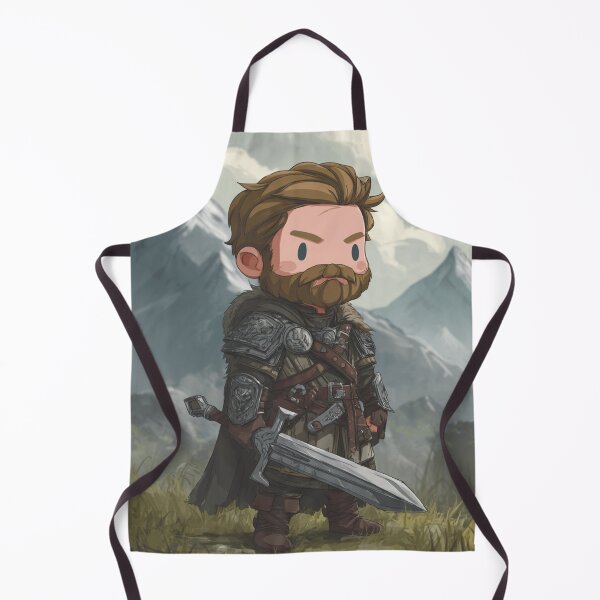 Item preview, Chibi Viking Raider | Cute Nordic Warrior Character designed and sold by MyChibiArts.