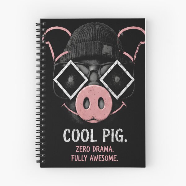 Item preview, Cool Pig Zero Drama Fully Awesome Streetwear T-Shirt designed and sold by IXM_CREATION.