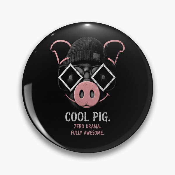 Item preview, Cool Pig Zero Drama Fully Awesome Streetwear T-Shirt designed and sold by IXM_CREATION.