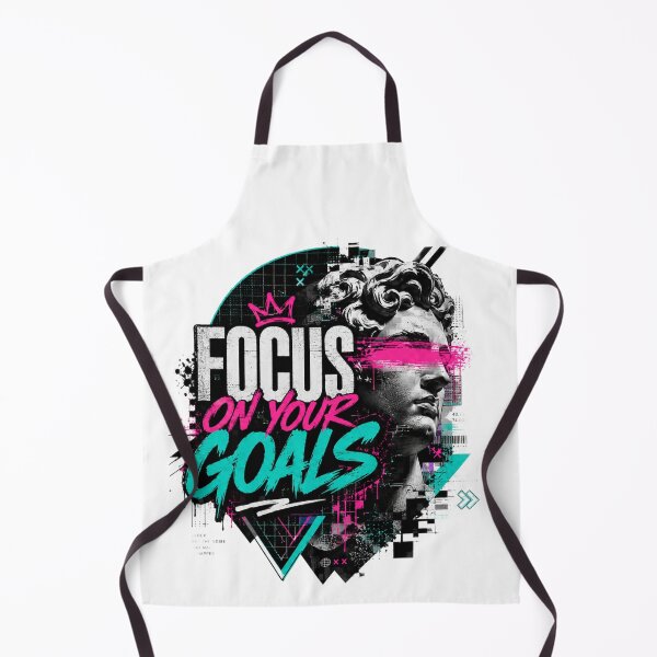 Item preview, Focus on Your Goals Neon Graffiti designed and sold by aminomen.