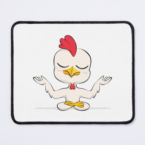 Item preview, Chicken is doing a yoga pose. designed and sold by Nyos.