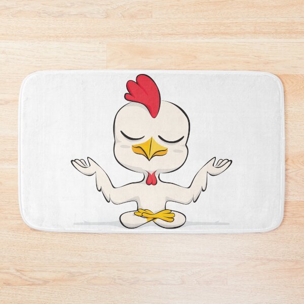 Item preview, Chicken is doing a yoga pose. designed and sold by Nyos.