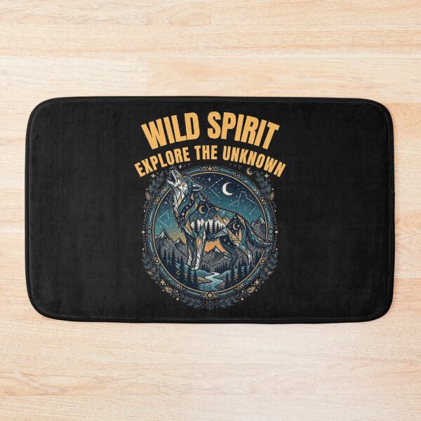 Item preview, Wild Spirit Explore The Unknown Geometric Wolf Nature designed and sold by VintryOff.