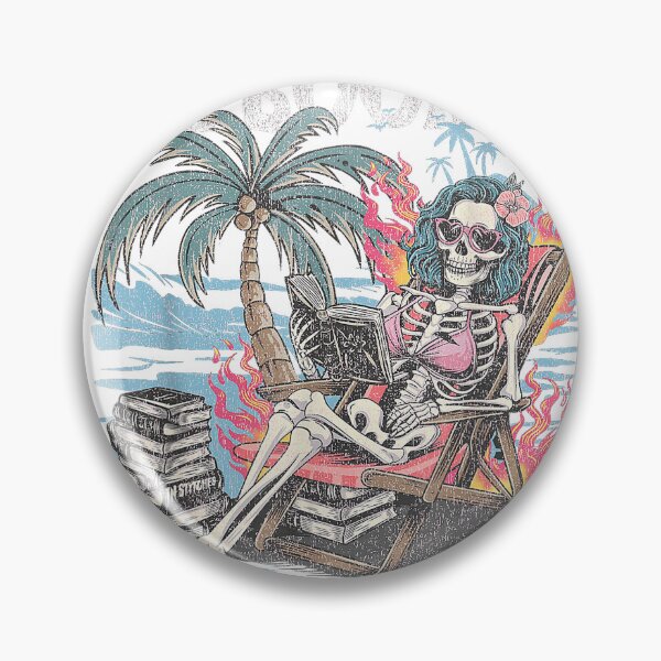 Item preview, All Booked for Summer Funny Skeleton Beach Reading Graphic T-Shirt designed and sold by JJLetterDesigns.