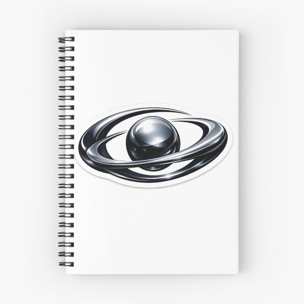 Item preview, Chrome Orbit Core Futuristic Tech Symbol designed and sold by MyCreatureArt.