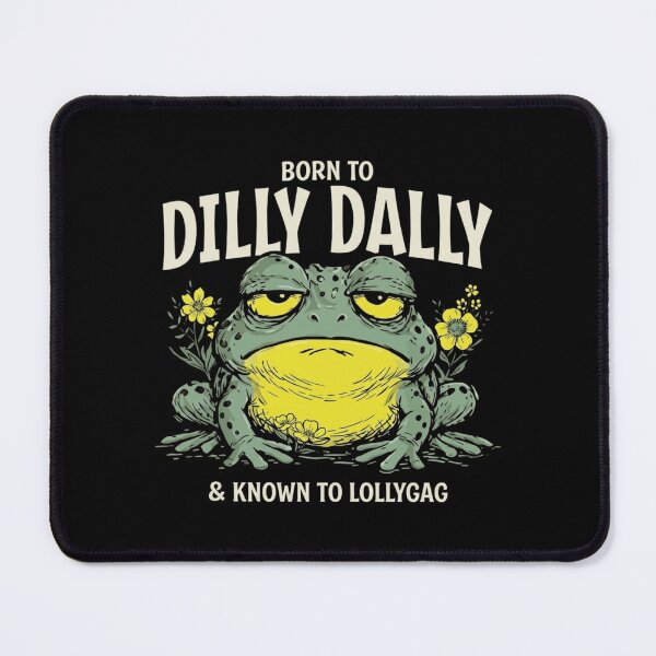 Item preview, Born to Dilly Dally Known to Lollygag Funny Frog Vintage Aesthetic designed and sold by haitrieuic96.