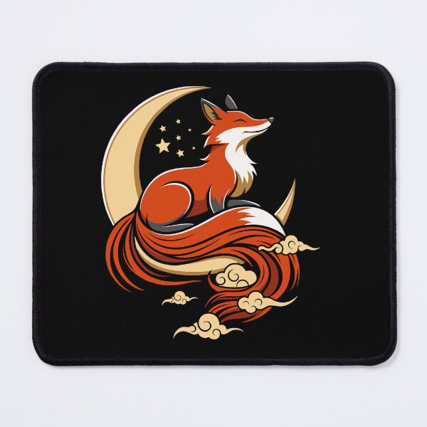 Item preview, A charming fox sitting on the moon – a beautiful illustration for your projects designed and sold by PawelZmich.