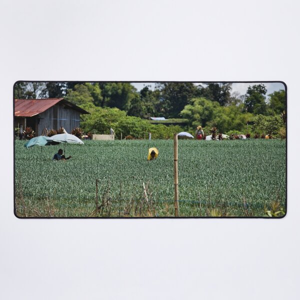 Item preview, Farmers sheltering under parasols in the field designed and sold by franck380.