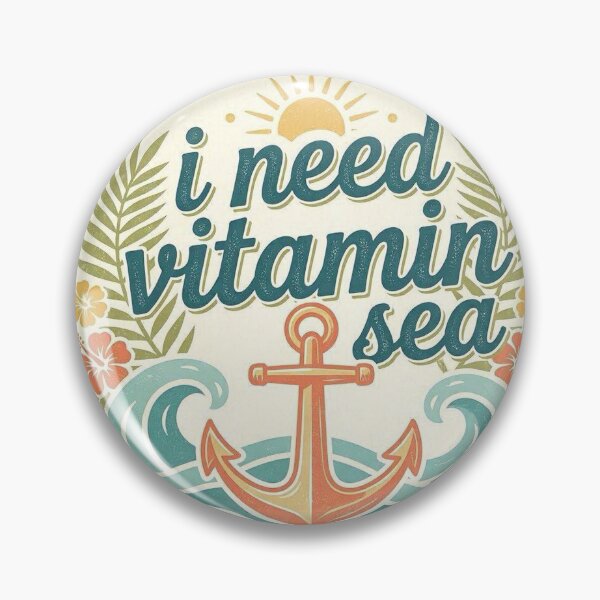 Item preview, I Need Vitamin Sea T-Shirt | Funny Summer Gift | Beach Lover Shirt | Vacation Tee designed and sold by SunnyDesign82.