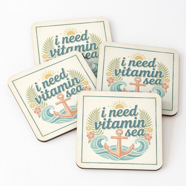 Item preview, I Need Vitamin Sea T-Shirt | Funny Summer Gift | Beach Lover Shirt | Vacation Tee designed and sold by SunnyDesign82.