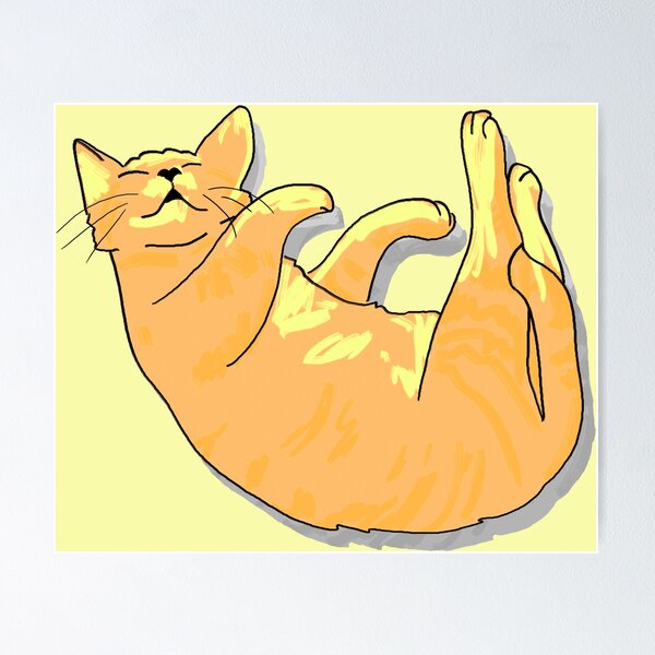 Pixel art cute cat Sleeping Poster for Sale by Robibahroni