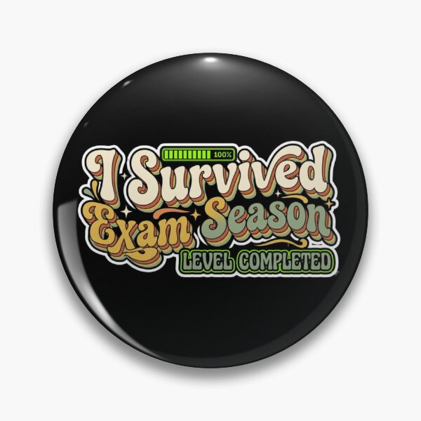 Item preview, I Survived Exam Season Level Completed – Retro Gamer Graduation Humor Shirt designed and sold by MartBook.