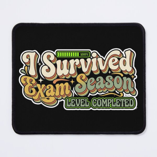 Item preview, I Survived Exam Season Level Completed – Retro Gamer Graduation Humor Shirt designed and sold by MartBook.