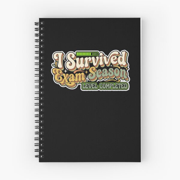 Item preview, I Survived Exam Season Level Completed – Retro Gamer Graduation Humor Shirt designed and sold by MartBook.