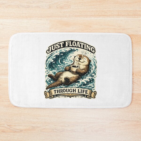 Item preview, Just Floating Through Life Sea Otter Coffee designed and sold by Mr Lee.