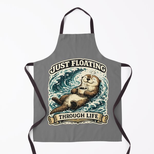 Item preview, Just Floating Through Life Sea Otter Coffee designed and sold by Mr Lee.